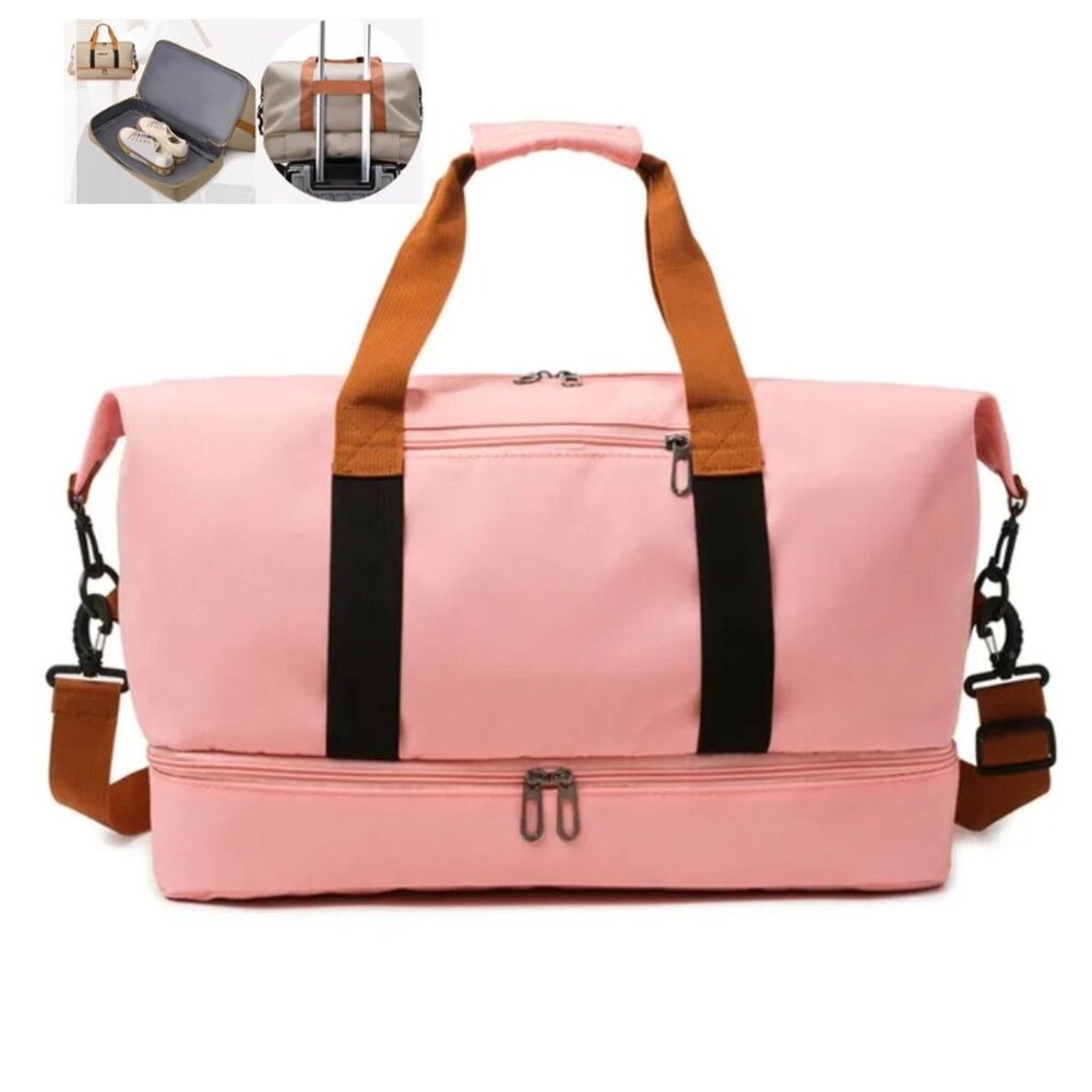 NEW!  Duffle Bag Travel Handbag Gym Bag Weekender Carry On Overnight Bags